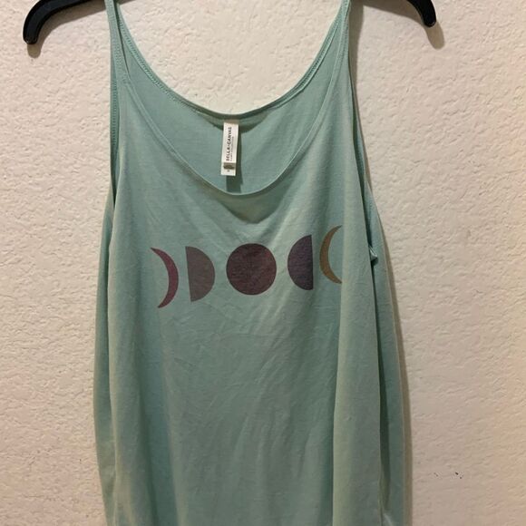 NWOT Bella and  Canvas moon phases Tank top‎ size M - Picture 2 of 7